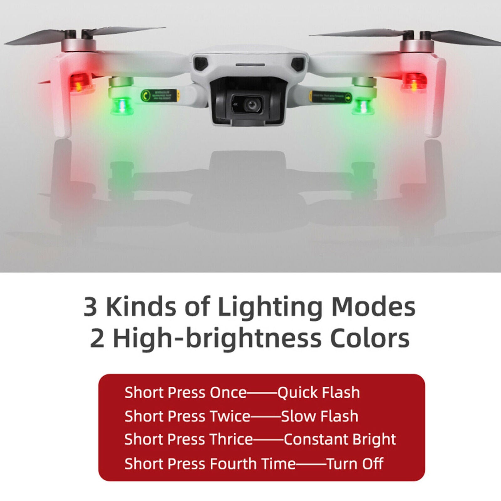 Night Flying Light LED Strobe Signal Lamp for DJI Mavic Air2/Mini 2/Autel Evo II