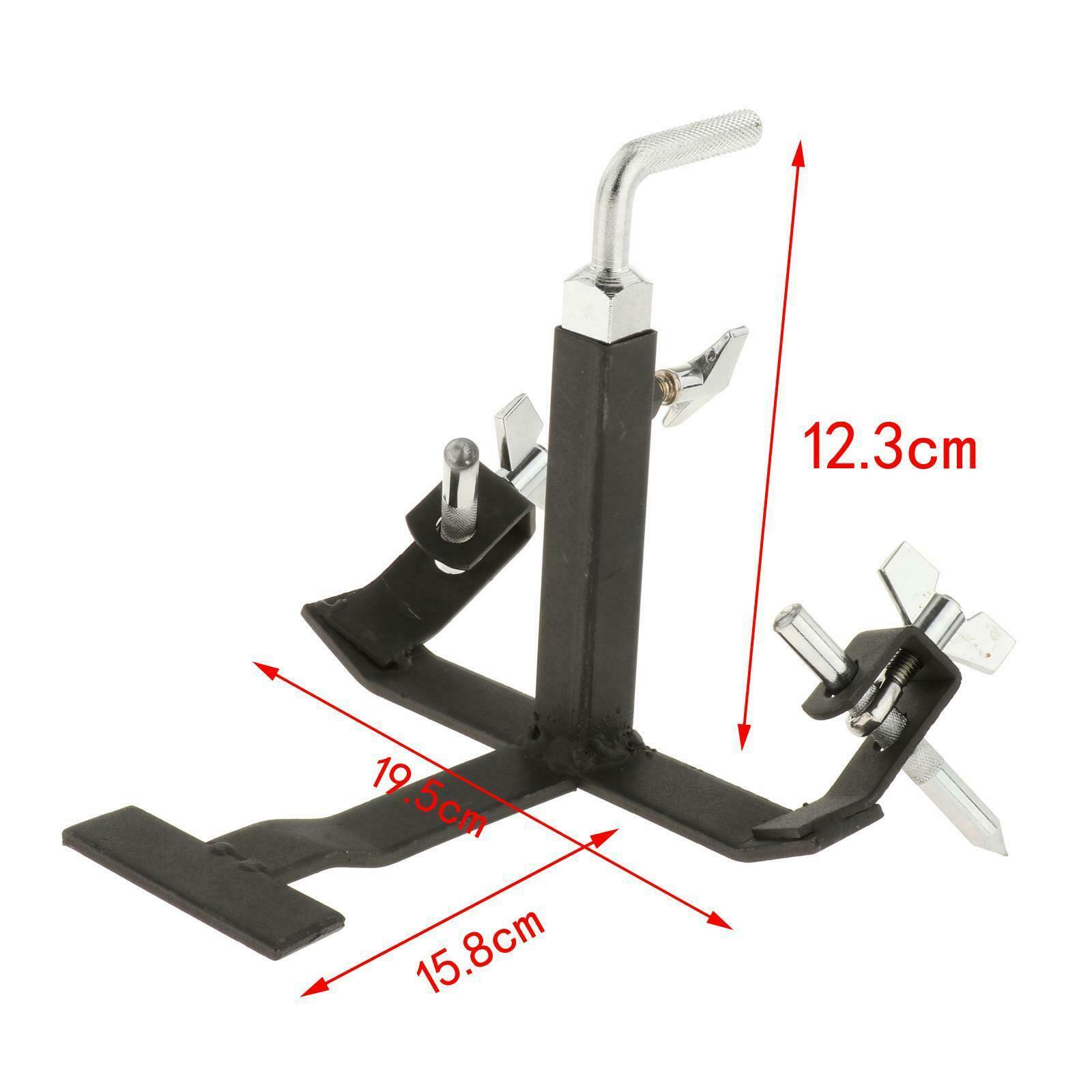 Pedal Cowbell Bracket Attach Percussion for Practice Room Drum Kit