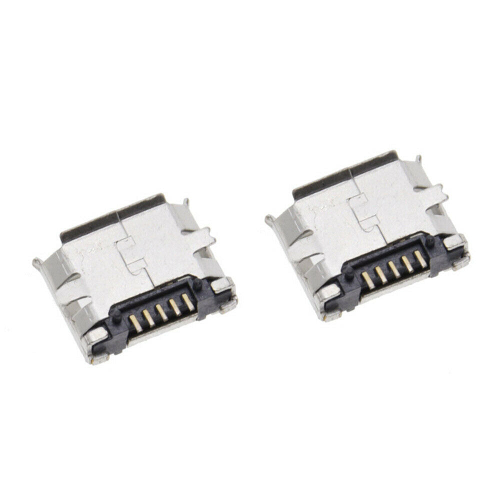 10Pcs Mini USB Type B Female Socket 5-Pin SMT SMD PCB Connector Port DIY Repair