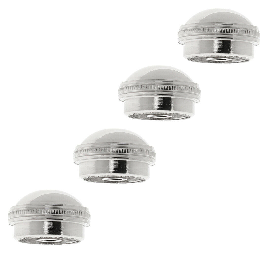 4pcs/Pack Aluminium Head Crown Screws Caps DIY for Flutes Repair Accessory