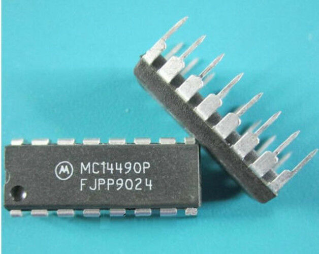10PCS MC14490P IC ELIMINATOR BOUNCE HEX DIP-16 W