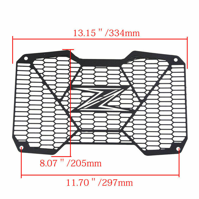 Motorcycle Radiator Grille Guard Protector For Kawasaki Z650 2017 2018 Black New
