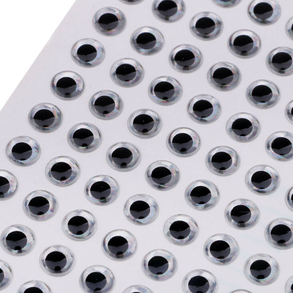 100 Pieces DIY Fishing Lure Eyes for Freshwater And Saltwater Fishing