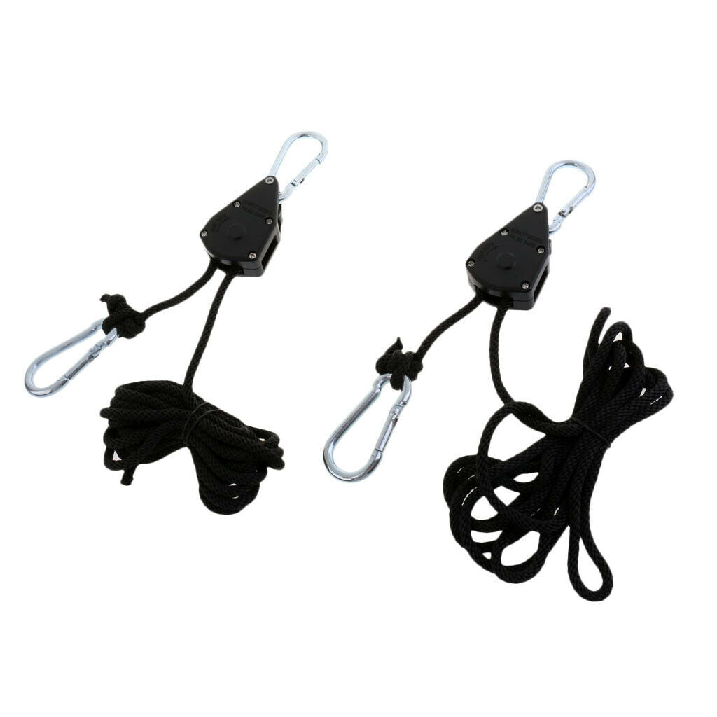 1 Pair Rope Ratchet Adjustable Heavy Duty Light Reflector Hanger