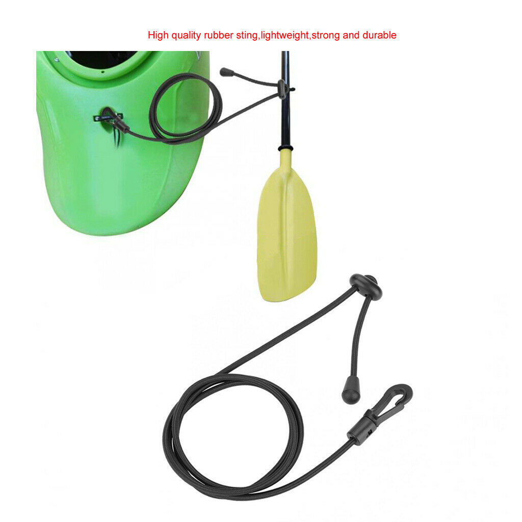 2Pcs Kayak Rod Paddle Leash Safety Lanyard Adjustable Survival Paracord Tool