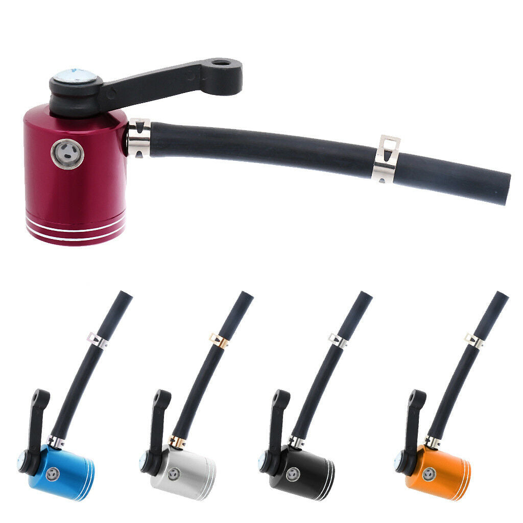 Black Motorbike Brake Oil Cup Reservoir Front Fluid Bottle Master Cylinder