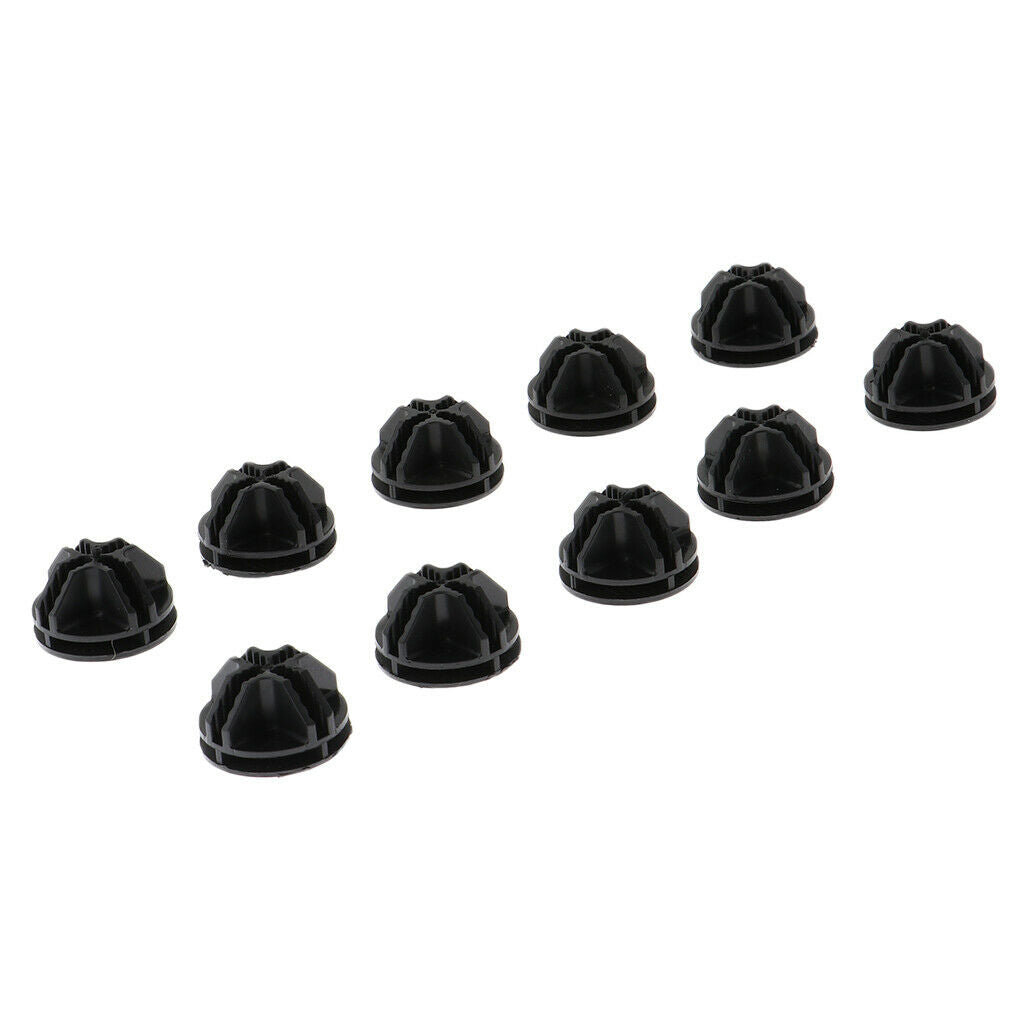 Set Of 10 Plastic Furniture Catches Lock For Wardrobe Locker