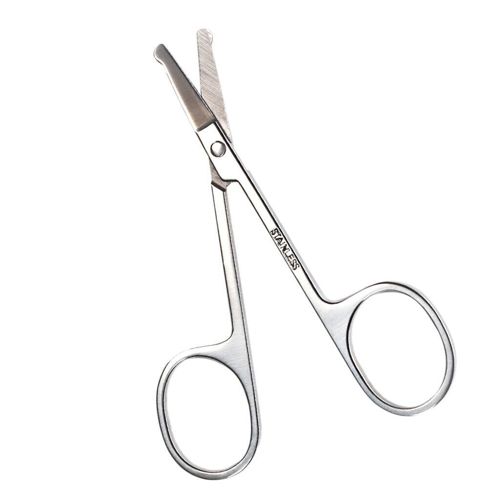 Beard Eyebrow Eyelashes Trimming Scissors Trimmer Painless Hair Removal