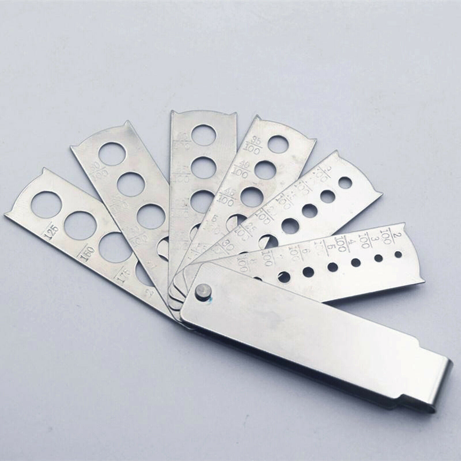 Portable Six Sides Jewelry Calipers Diamond Measuring Tool For Jewelers