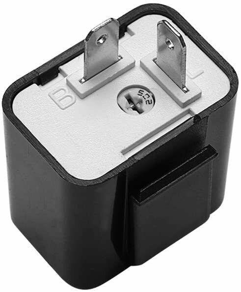 2 Pin Adjustable LED ABS Flasher Relay Turn Signal Fix Blinker Light Motorcycles