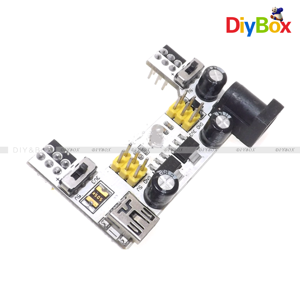 MB102 Mini USB Breadboard Power Supply Module DC 7-12V for Arduino Bread Board
