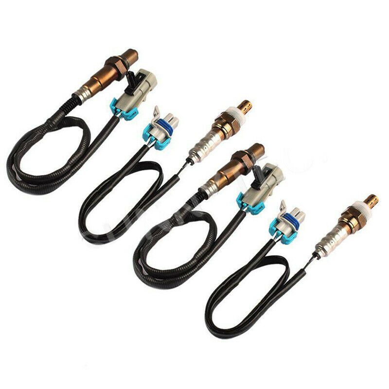 4pcs Oxygen O2 Sensor Up+Downstream fit for 08-11 GMC Sierra Silverado 1500 2500