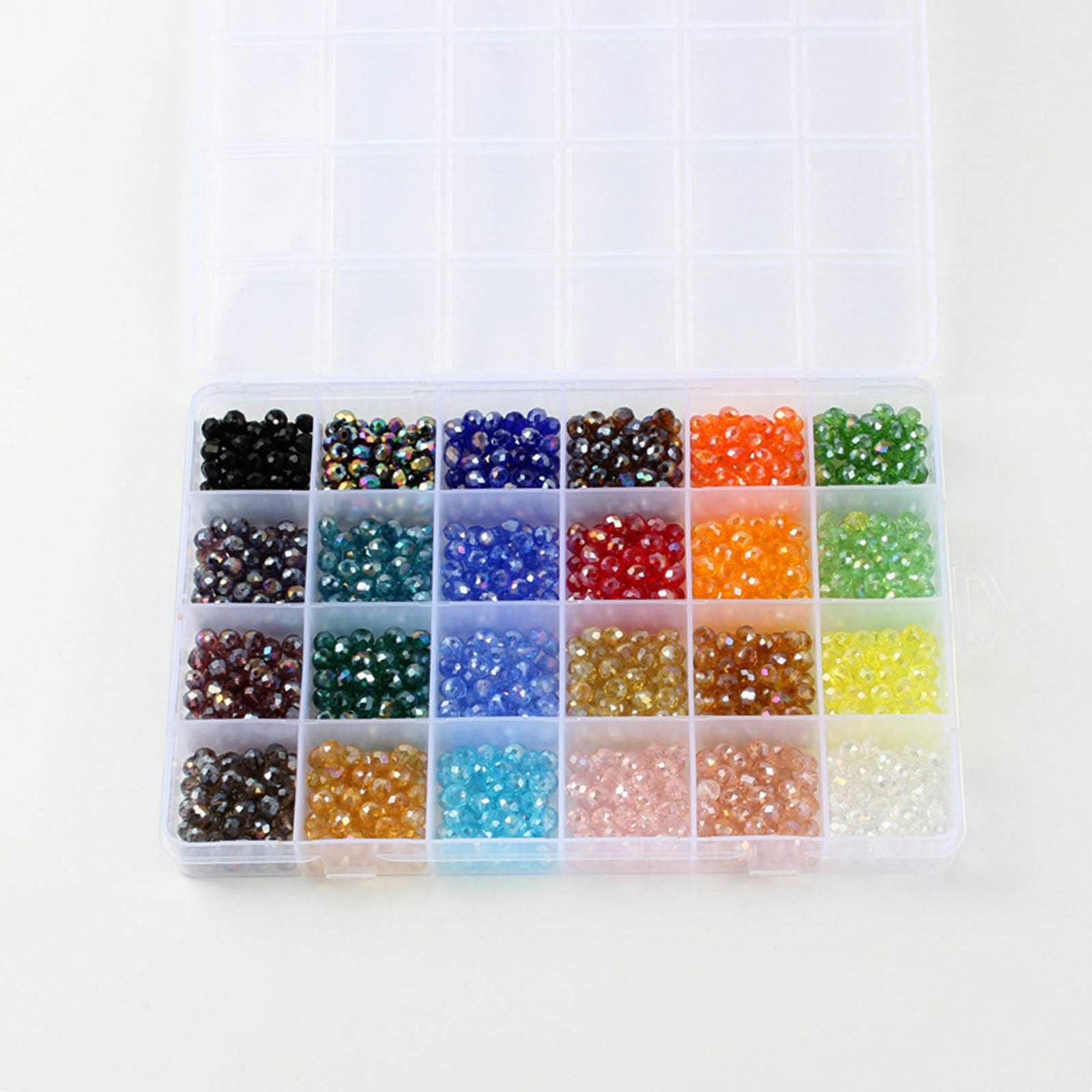 Glass Crytal Round Chip Stone Beads for Jewelry Making, Ring Making Crystal