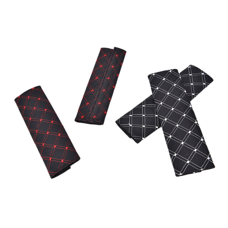 2Pcs Car Safety t Belt Shoulder Pads Cover Cushion Harness Pad Protecto.l8