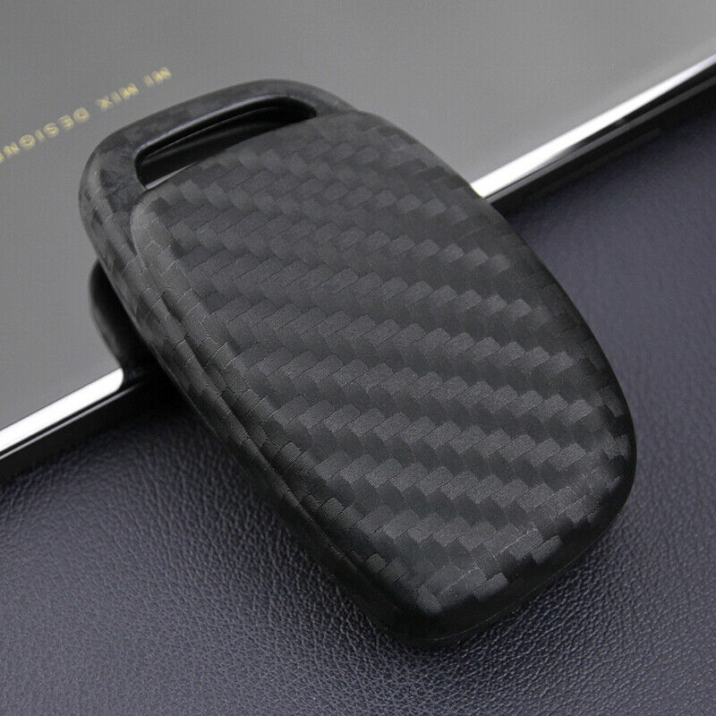 Scratch Proof CARBON FIBER KEY CASE CAP COVER FOR Hyundai Tucson Elantra Sonata