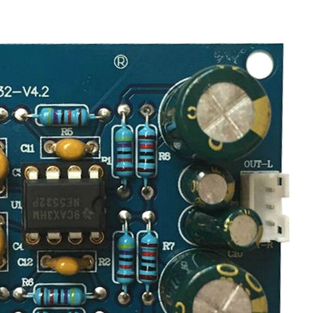 12V-35V Digital Stereo Audio Pre-amplifier Board 5532 Op Amp Home Speakers DIY