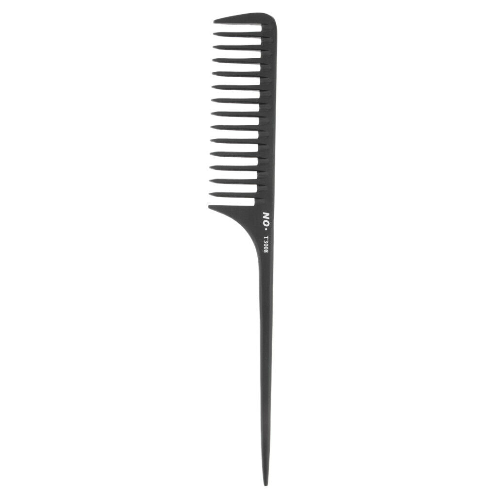 2Pcs Wide Tooth Anti-static Hairdressing Styling Hair Cutting Detangling Large
