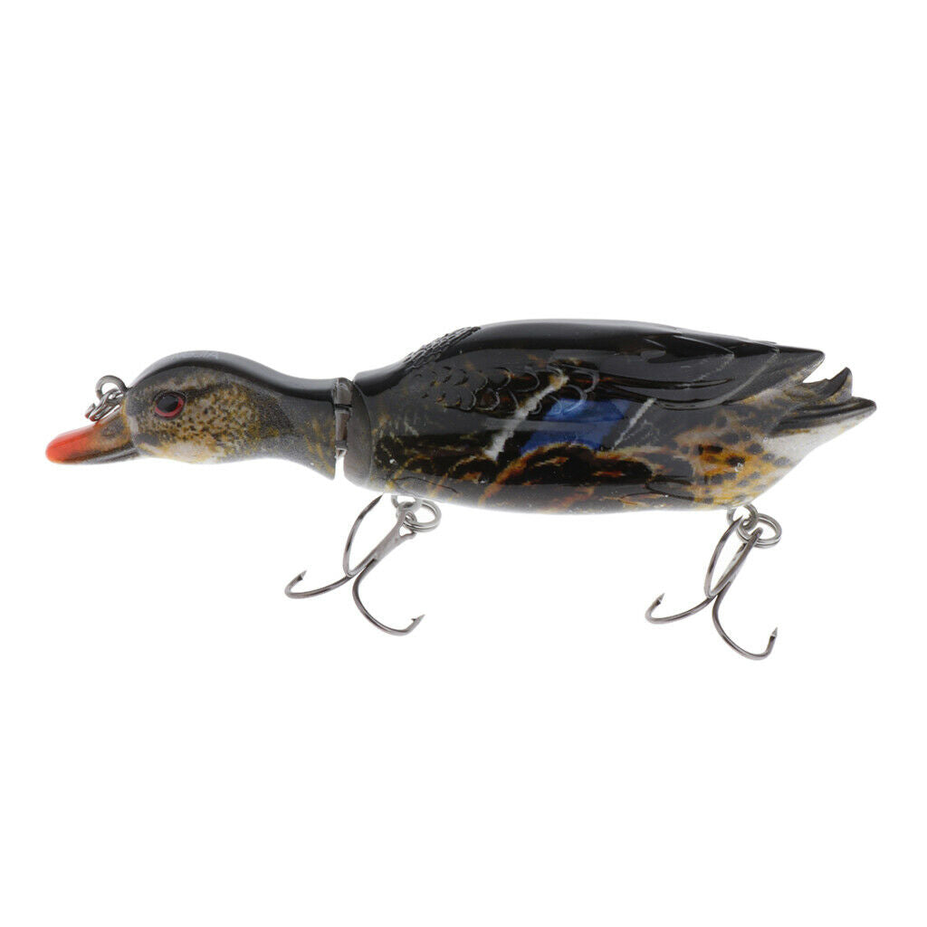 Artificial Fishing Bait Simulate Duck Treble Hooks Segment Lures 1