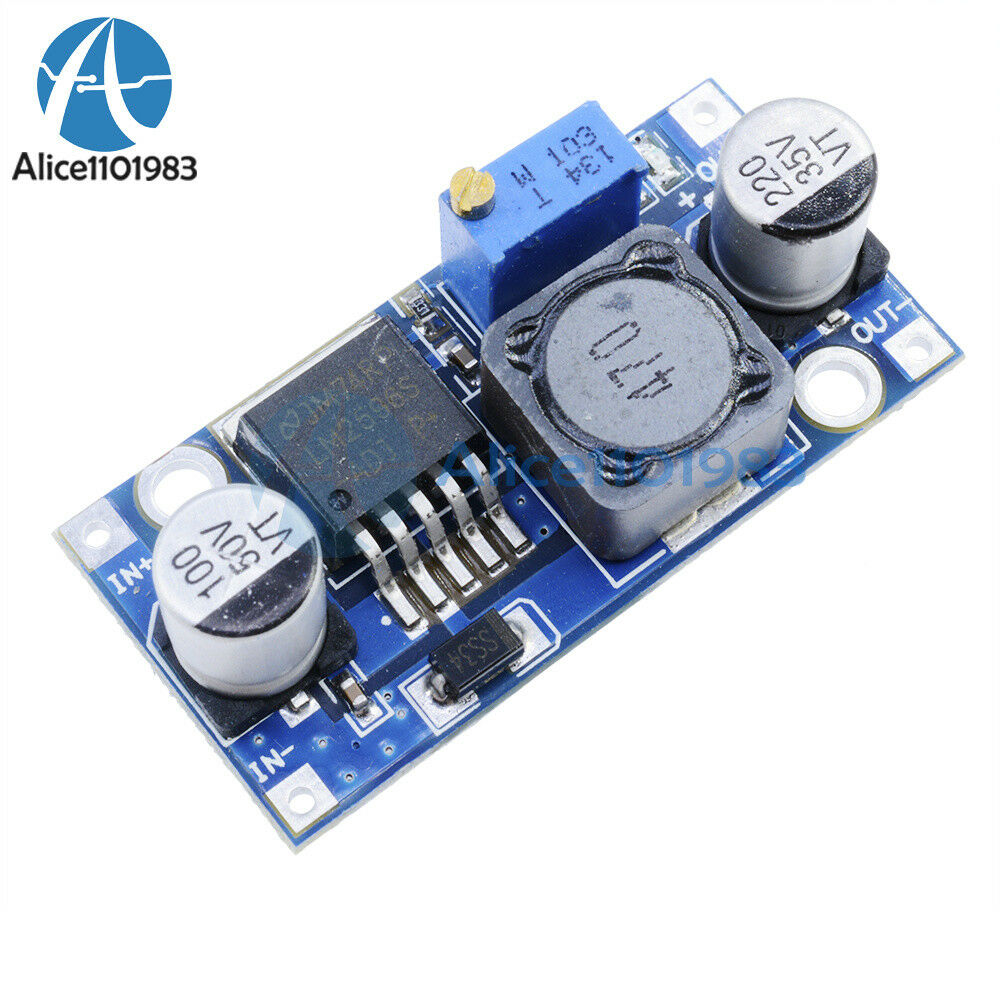 DC-DC Buck Converter Step Down Module LM2596 Power Supply Output 1.25V-35V