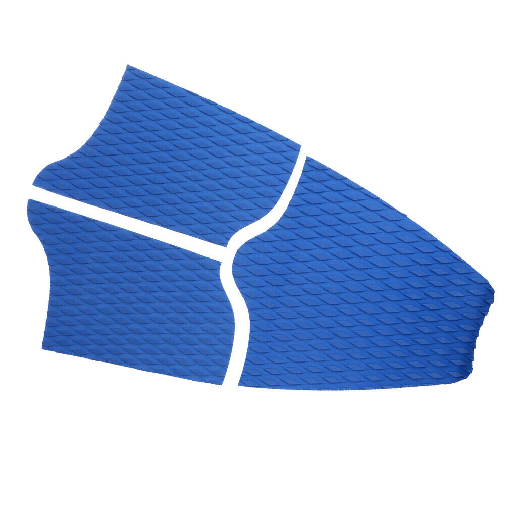 9 Pcs / Set Surfboard Full Deck Traction Pad Kitesurf Tail Grips Pad Blue