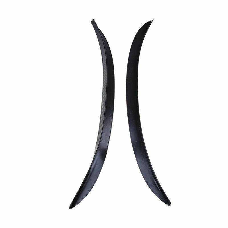 Carbon Fiber Style Car Auto Wheel Eyebrow Arch Flares Protector Trim Lips Fender