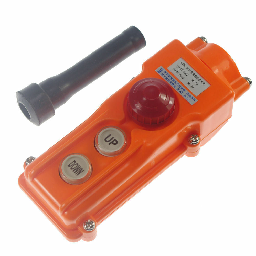 (1) COB-61H For Hoist Crane Pendant Control Station Push Button Switch Emergency