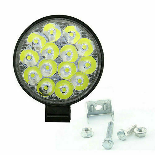 42W LED Work Light SPOT Lights For Truck Off Road Tractor ATV 12V 24V Round