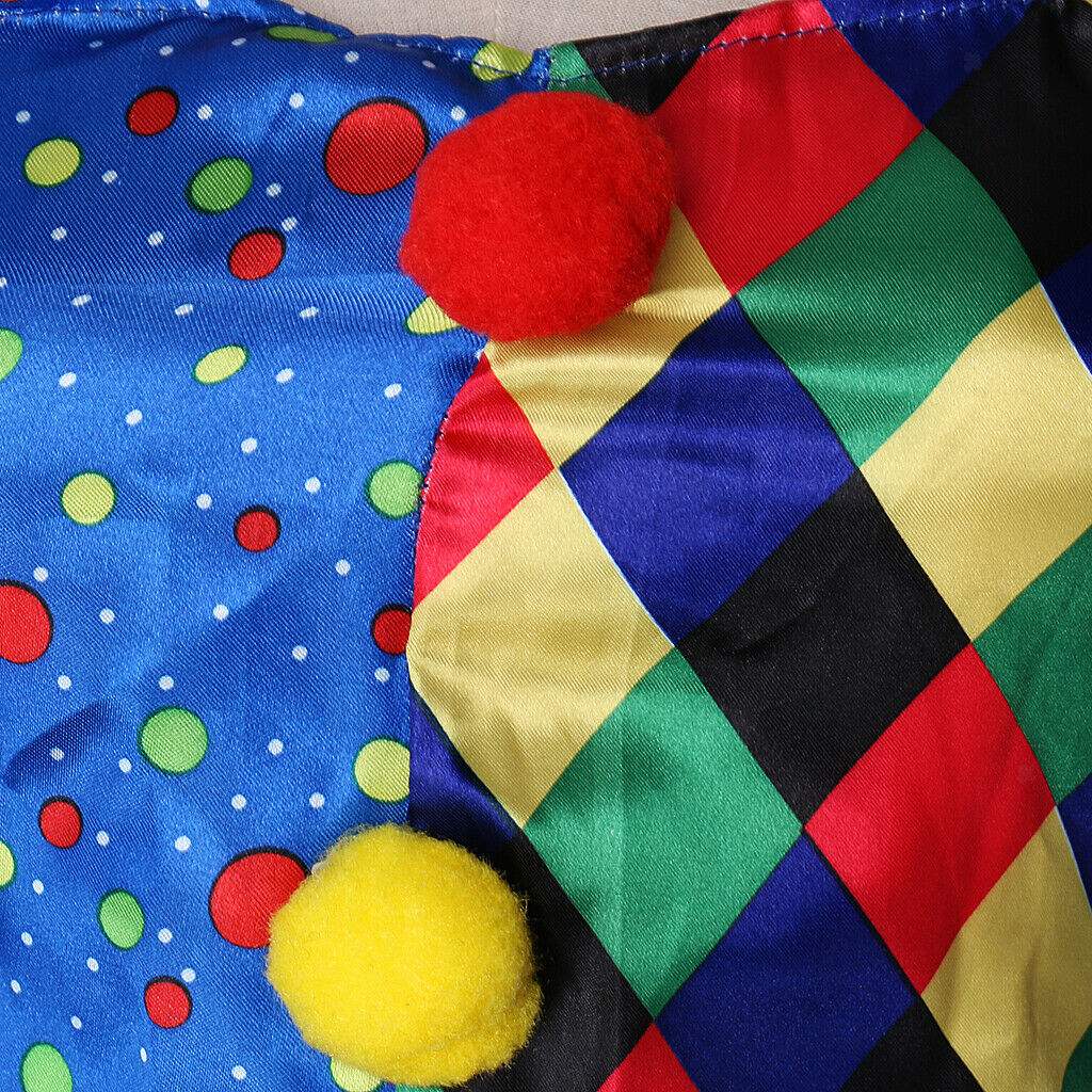 Circus Clown Costume Comedy Woman Ladies Dress Party Fancy Dress