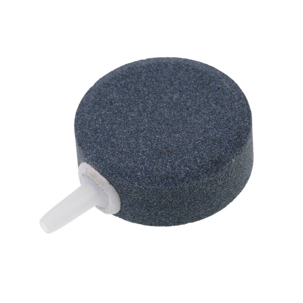 2x 40/80mm Ceramic Round Air Stone Bubble Aquarium