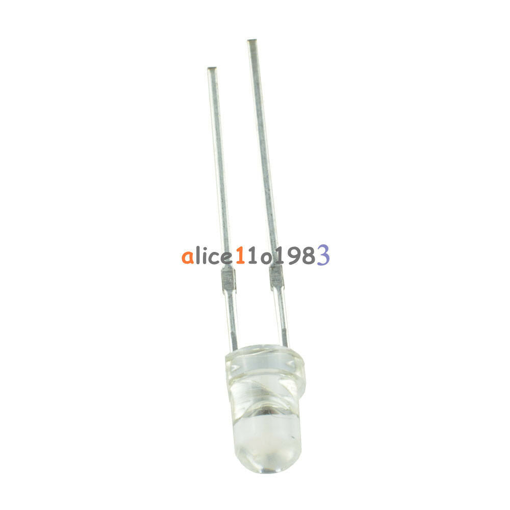 500PCS 3MM ROUND YELLOW Superbright LED Light Water Clear