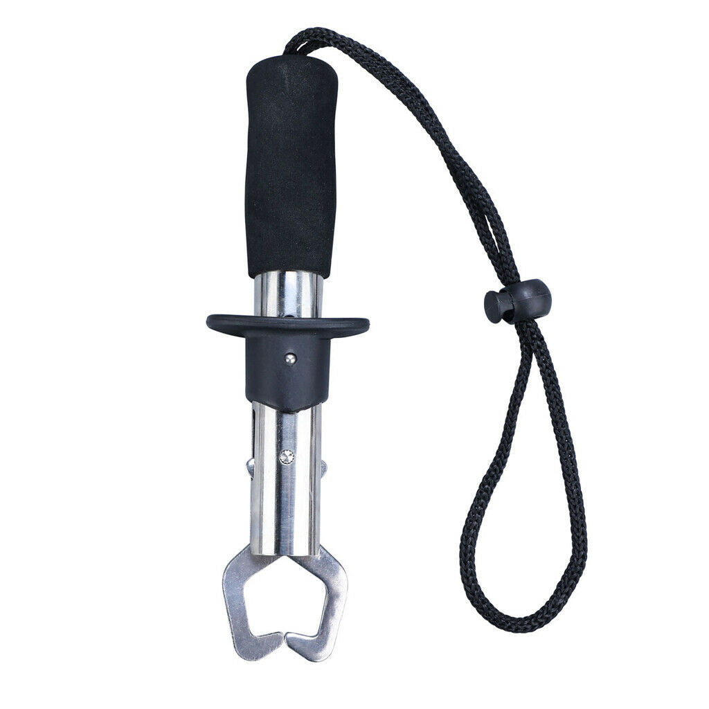 Mini Stainless Steel Fish Lip Gripper Grabber Non-slip Grip Tackle Holder