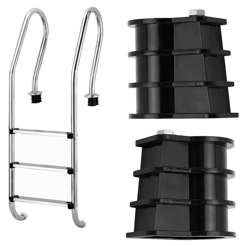 2Pcs Wear Resistant Ladder Buckle Embedded Parts Stable Ladder Swimming PoolL6X7