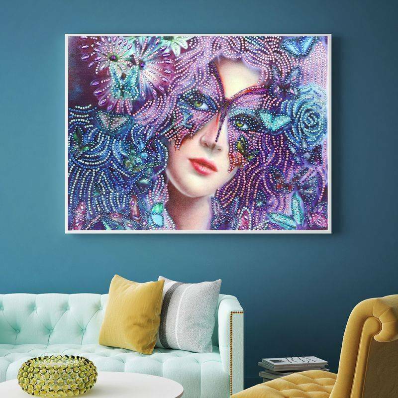 Beauty Butterfly DIY 5D Special Diamond Painting Embroidery Cross Stitch Decor