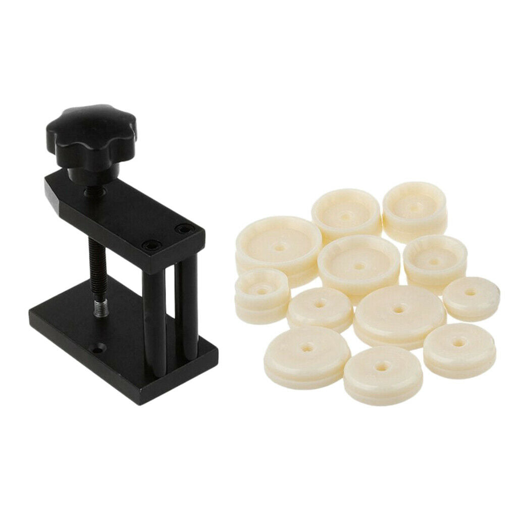 Watch Case Screw Presser Kits Repair Tools Front Back Cover Closer Dies