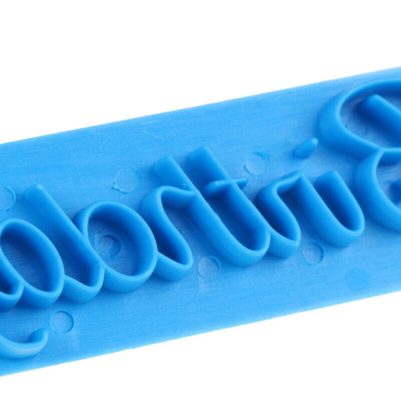 6PCs Alphabet Number Letter DIY Baking Cake Mold  Cookie Embosser Fondant.l8