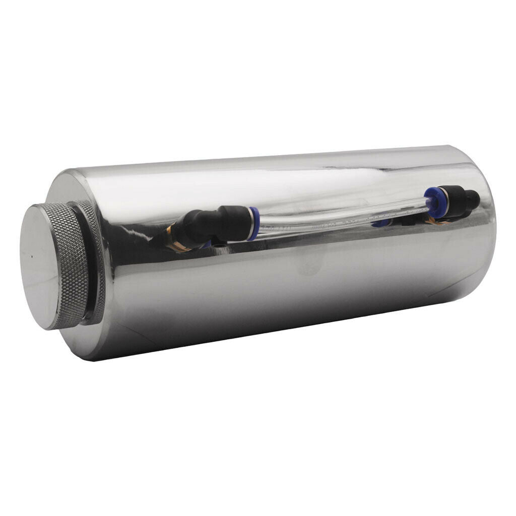 Radiator Coolant Overflow Puke Tank Polished Stainless Steel