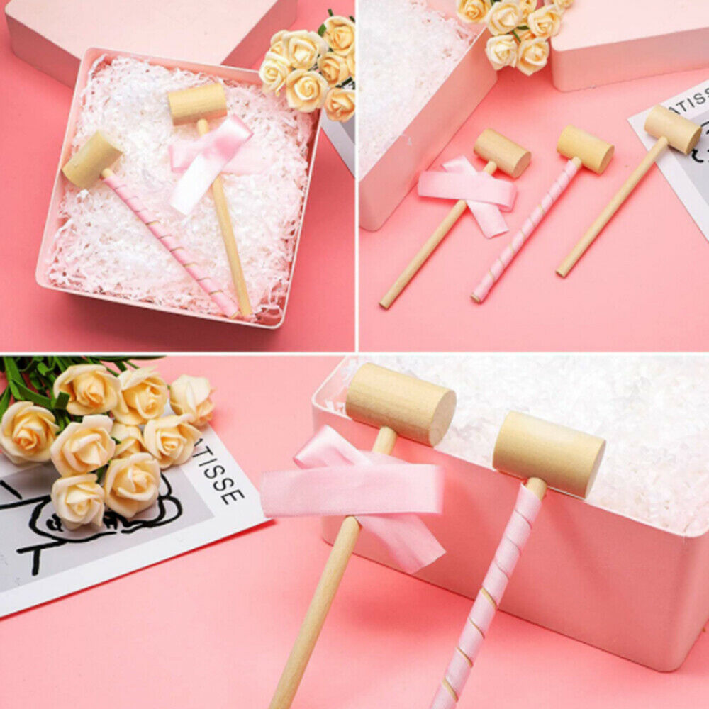 10Pcs Wooden Hammer Mini Wood Mallets For Seafood Lobster Crabs Home Hammer Tool