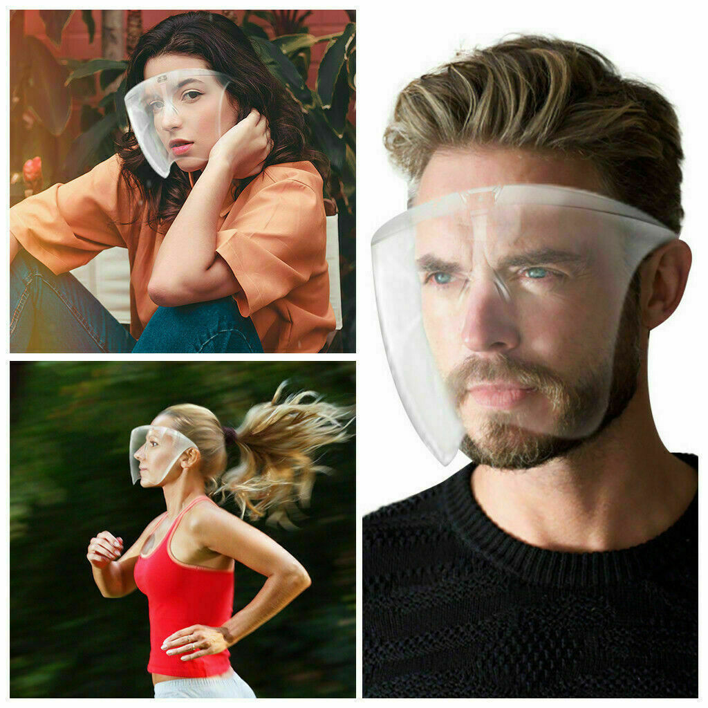 Face Shield Protective Face Cover Transparent Glasses Visor Anti-Fog US