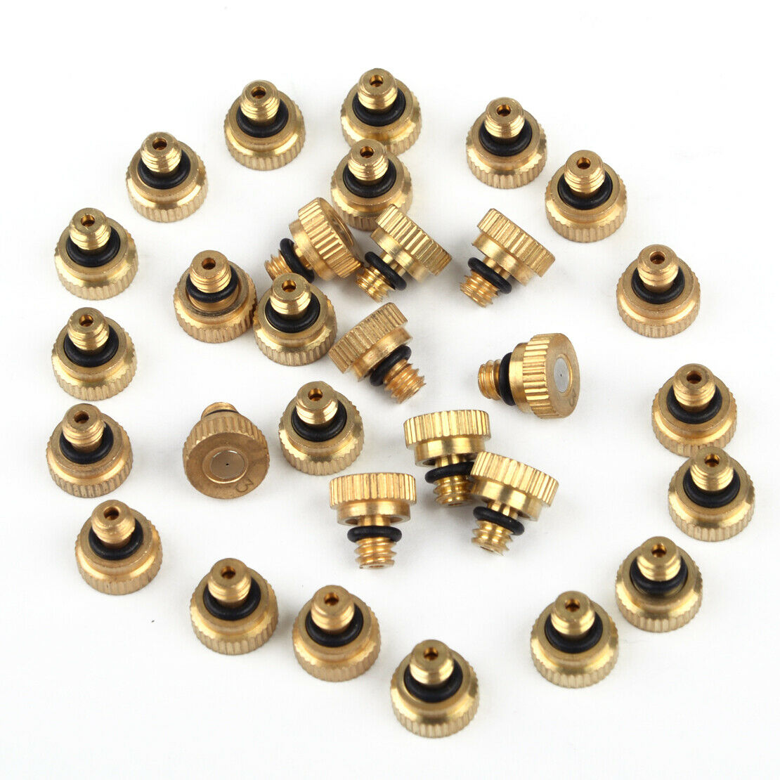 30x Misting Nozzle Fogging Spray Sprinkler Head for Cooling System 10/24 An