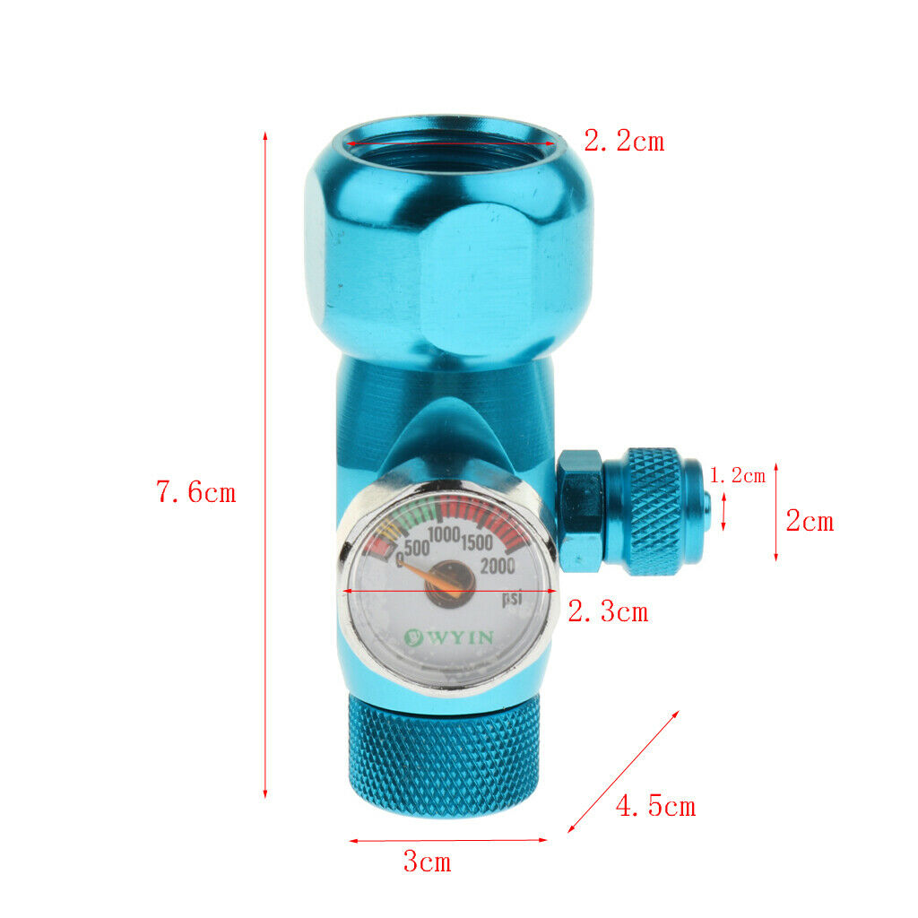 Aquarium CO2 Decompression Table Single Pressure Gauge CO2 Regulator