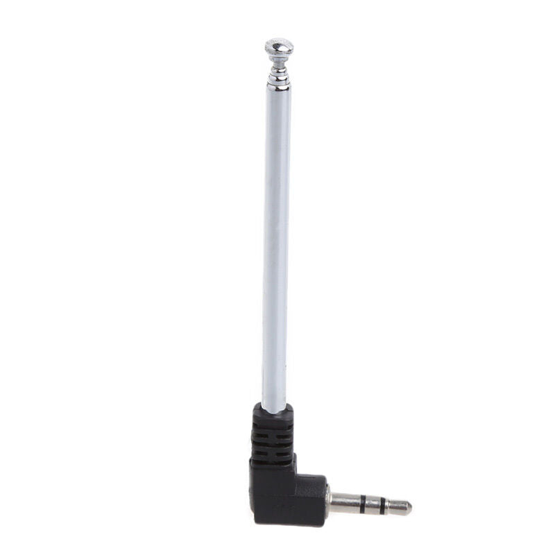 3.5mm Radio Receiver Antenna Stainless Steel Multi-Purpose Interface FM Radio 1X