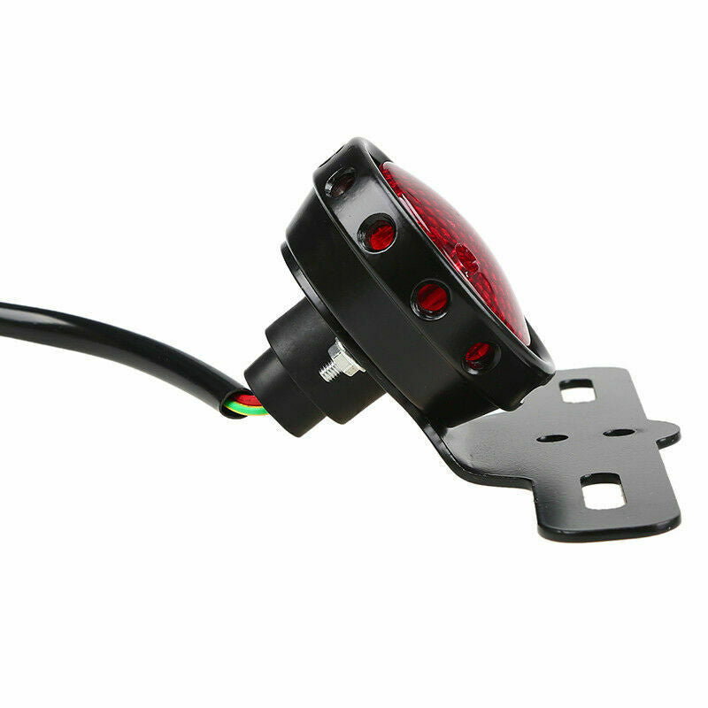 Rear Brake Integrated Tail Light License Plate Holder Bracket For Scooter ATV