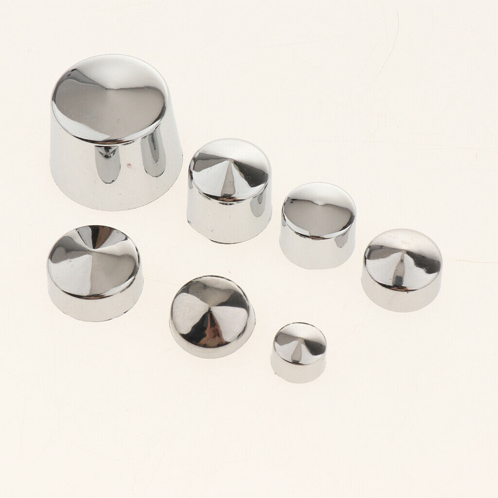 87x Motorcycle Chrome Abs Bolts Toppers Caps For  Softail Twin Cam