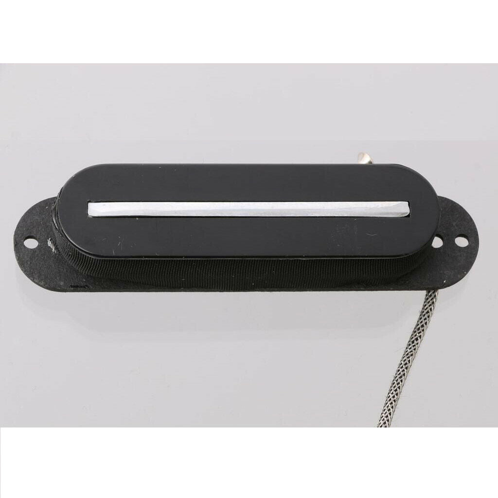 Rail Guitar Single Coil Humbucker Pickups Bridge for Electric Guitar, Black