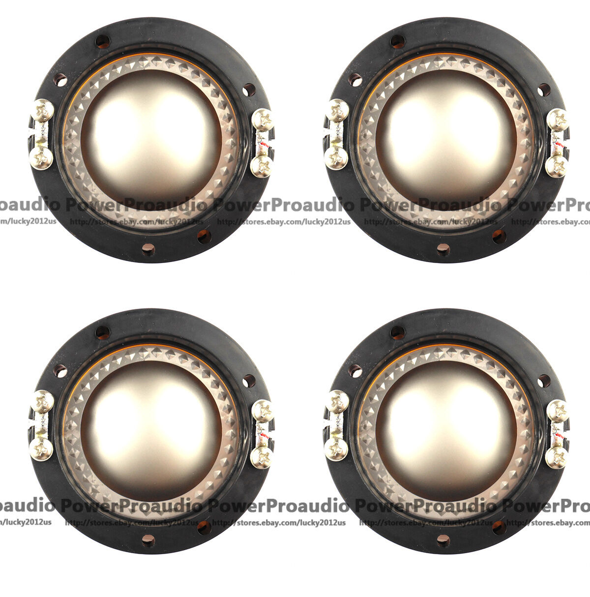 4pcs Diaphragm For JBL 2420h 2425 2426 Alumnium wire 8Ohm Driver Voice coil 44.4