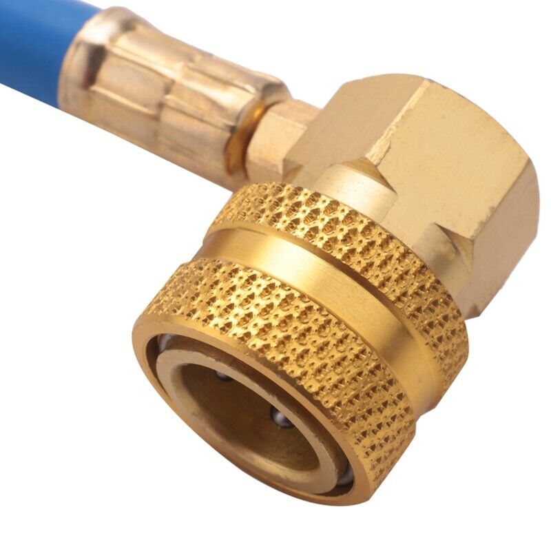 R134A Car Ac Refrigerant Charge Hose Kit Recharge Hose With Gauge,A/C 1/2 RechT8