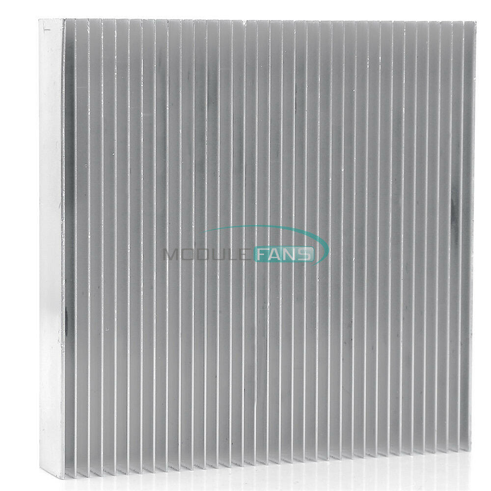 Heat Sink 90x90x15mm Aluminum Cooling LED Power IC Transistor DC Converter
