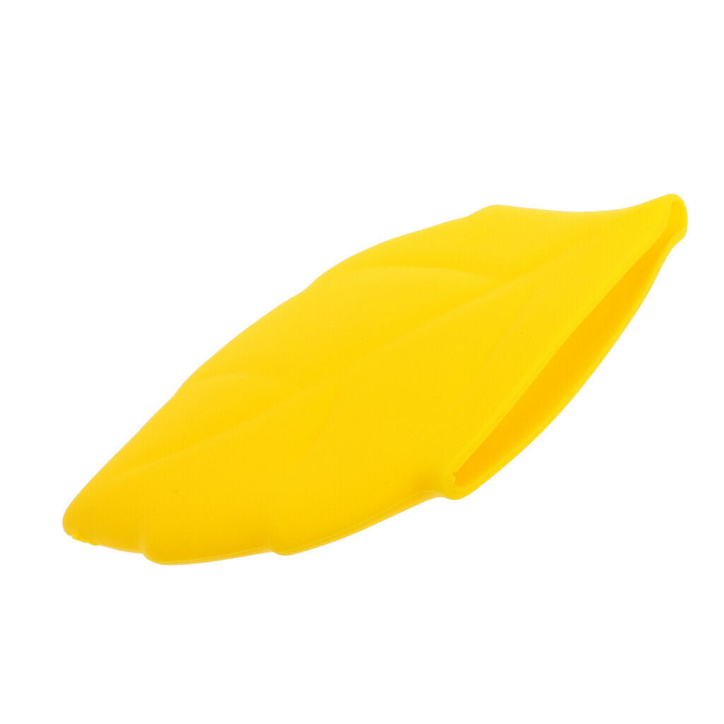Portable Outdoor Travel Camping Leaf Pocket Water Cup Wash Gargle Cup Yellow