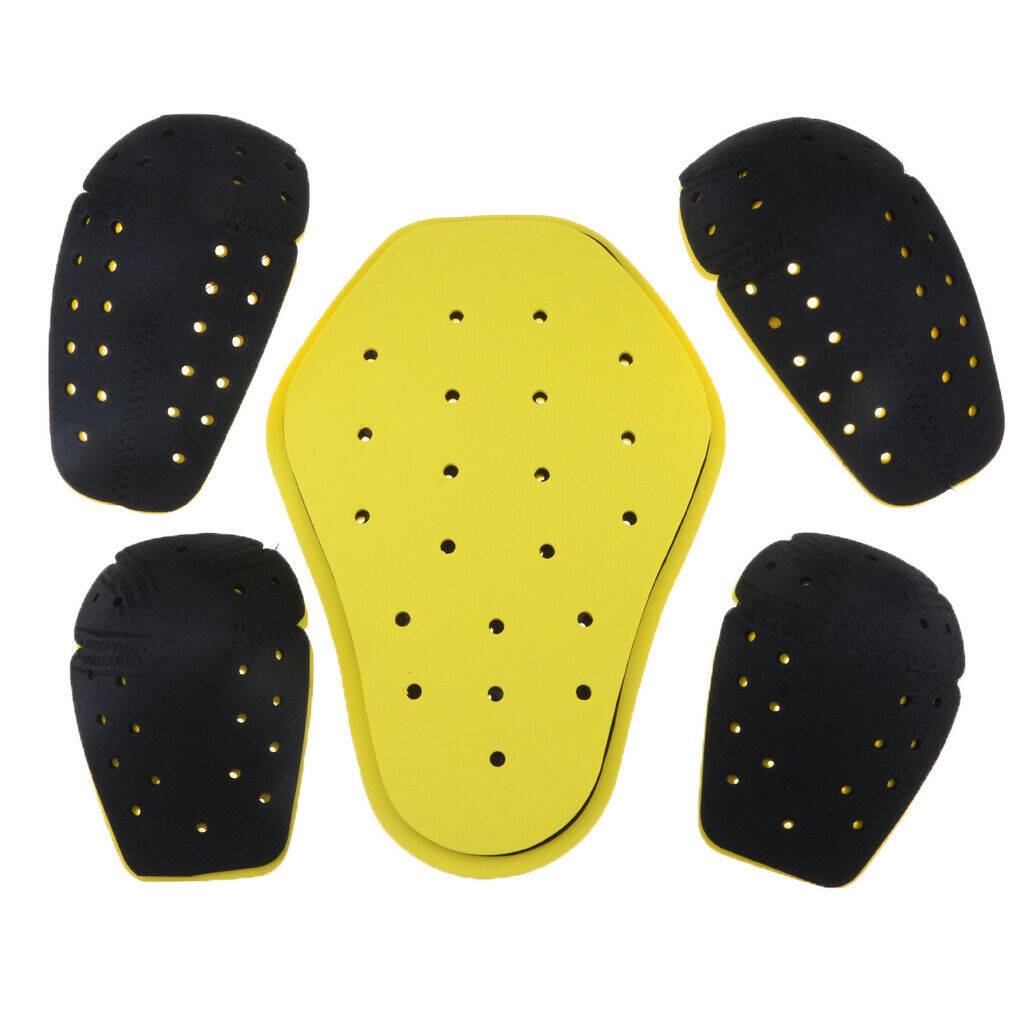 5 Pieces Motorbike Motorcycle Riding Elbow/Back/Shoulder Protection Pads Guards