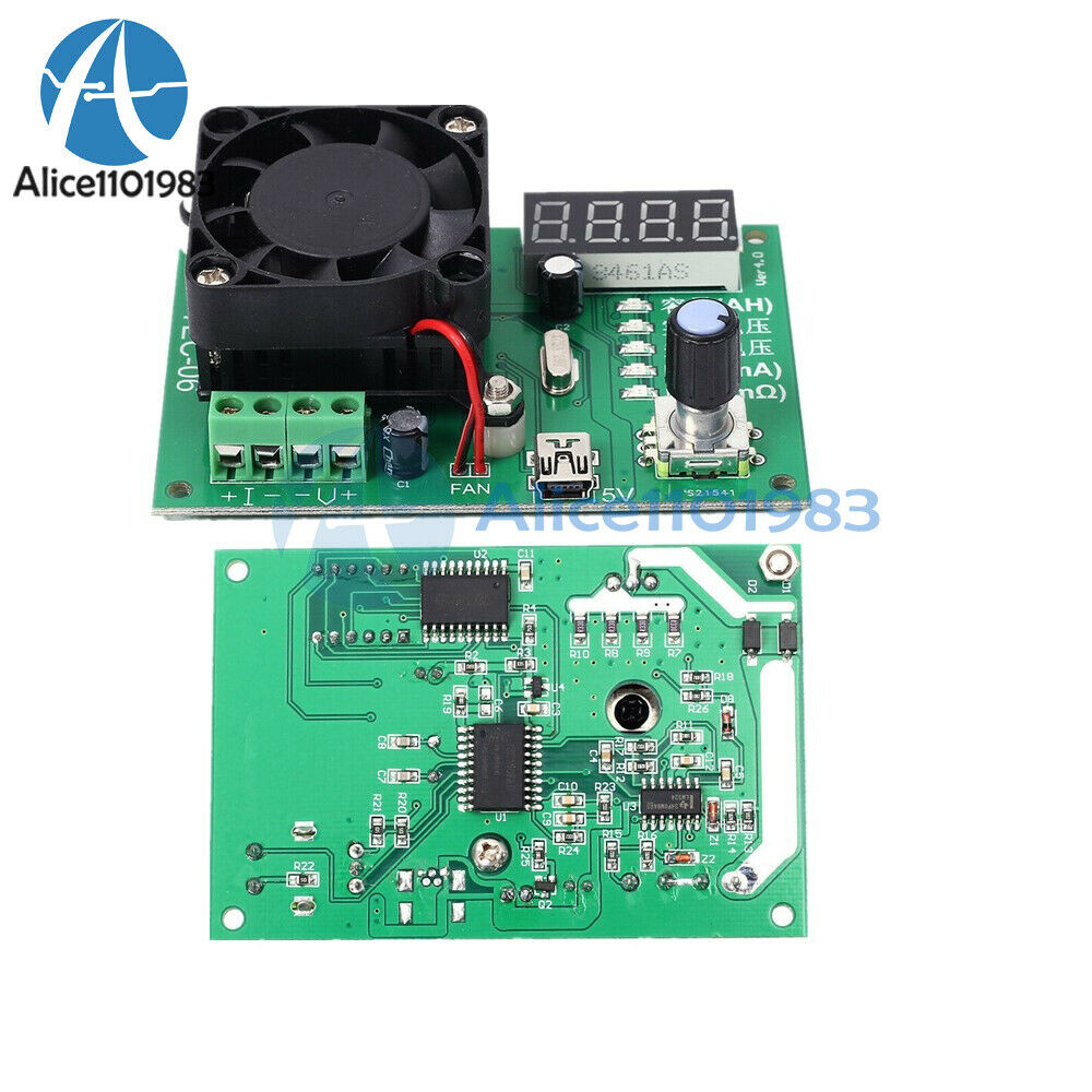 TEC-06 Battery Capacity Tester 16W Electric Load Max 500AH LED Display w/ Fan